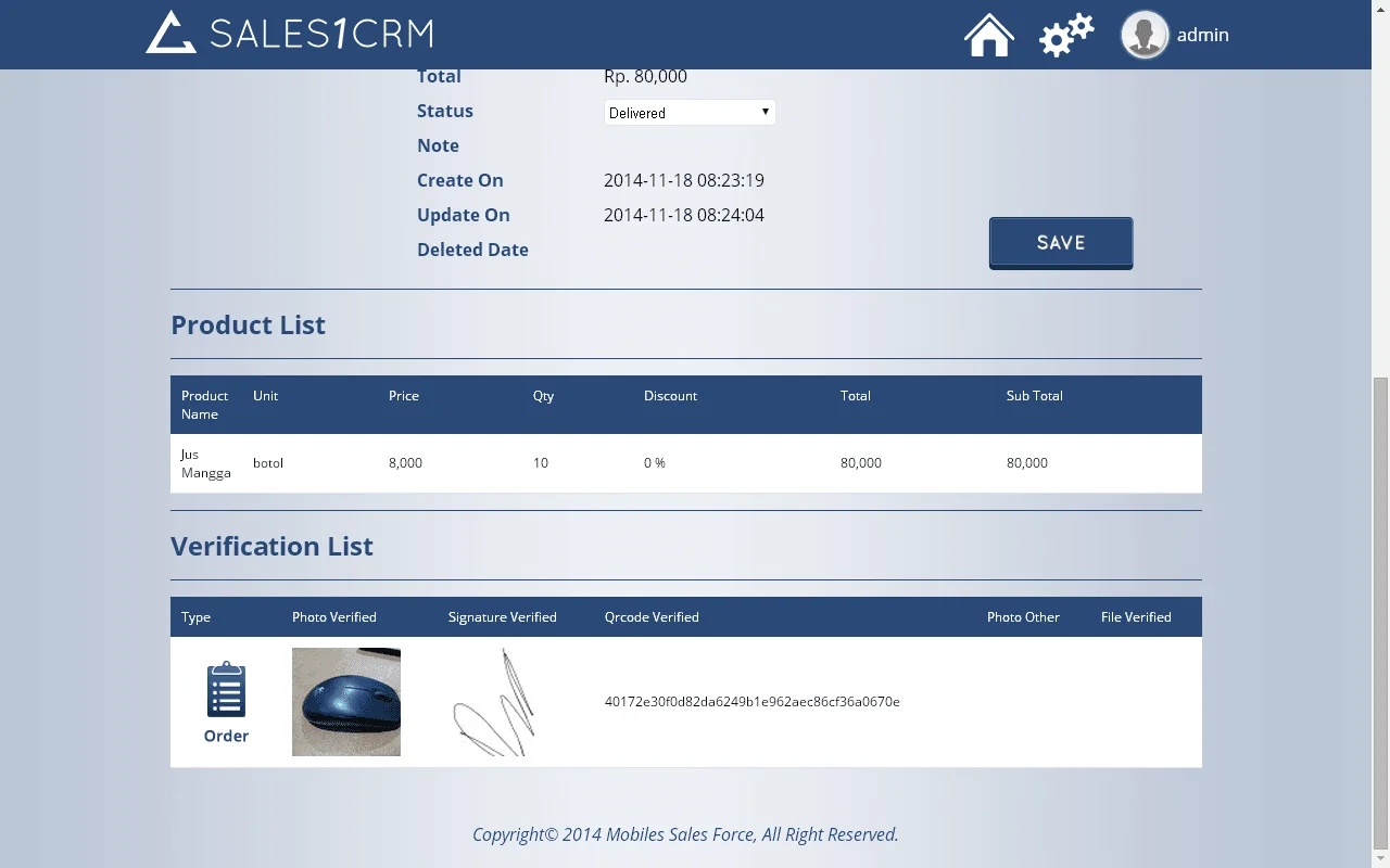 Products and inventory